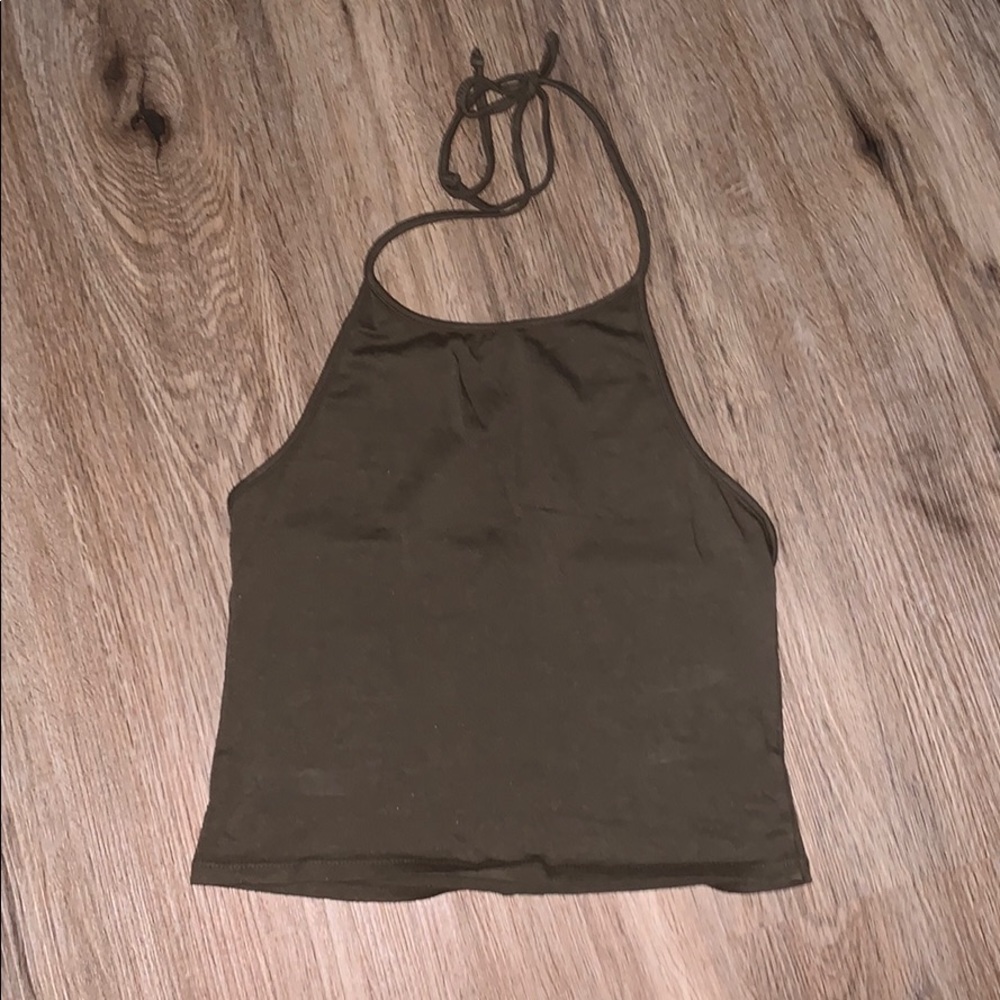 Tie Neck Halter Top